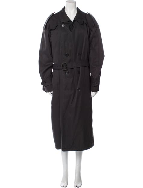 black dior trench coat|vintage dior trench coat.